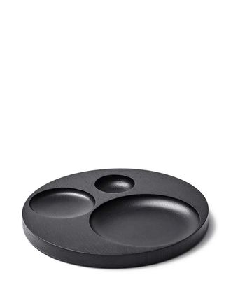 Tre Product circular recessed tray - Black