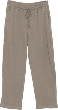 SKIMS Skims - Waffle Straight Leg Pant - Heren - Broeken - Beige - Maat: L Katoen