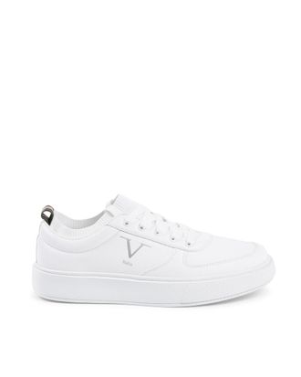 19V69 V Mens Sneaker SNK 002 M White Leather - Size UK 11