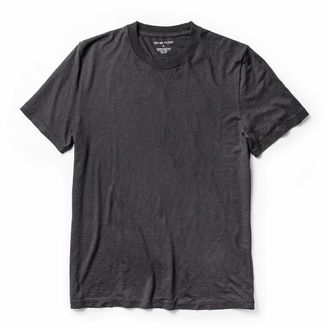 Taylor Stitch The Cotton Hemp Tee in Charcoal