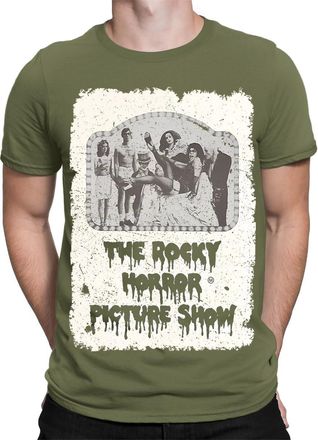 Generic Halloween T-Shirt Rocky Horror Picture Show Movie Poster Mens T Shirts Top HD2 Military Green XL
