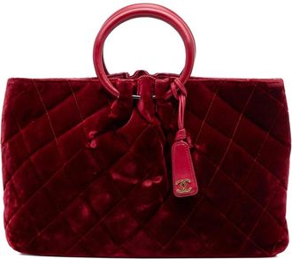 Chanel Pre-owned Quilted Handbag - Dames - Vintage Handtas - Rood - ONE Size - Vintage