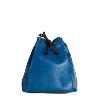 Louis Vuitton Pre-owned Bucket Bags, female, Blue, Size: ONE SIZE Pre-owned Leather louis-vuitton-bags