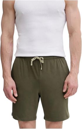 HUGO BOSS Casual Shorts - Heren - Korte broeken - Groen - Maat: M Katoen