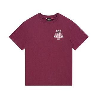 Deus Camiseta Seoul Ceramic - Tops - Hombre - Rojo - XL
