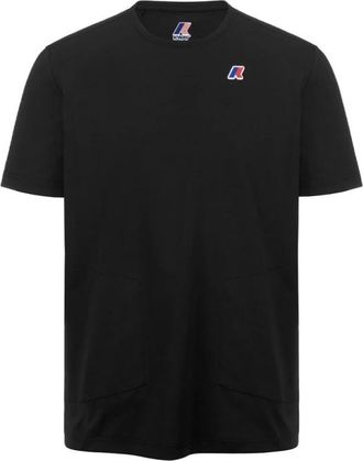 K-Way Seril Travel T-Shirt - Heren - T-shirts - Zwart - S - Katoen - Tops