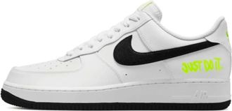 Nike Fitness, Heren, Wit, 45 EU, Leer, Air Force 1 Low Just Do It