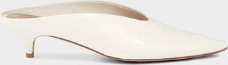 Bottega Veneta 40mm Vesta Nappa Leather Mule Pumps