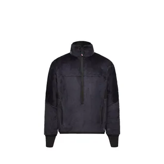 Moncler Moncler Polartec Sweatshirt, Men, Blue, Size: Xl