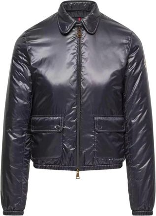 Moncler Lanset Jacket - female - Moncler - Bomber Jackets - Blue - L - Jackets