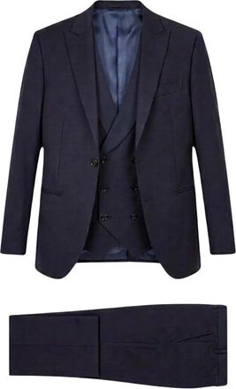 Luigi Bianchi Mantova Traje - Heren - Business pakken - Blauw - 2XL - Kostuums