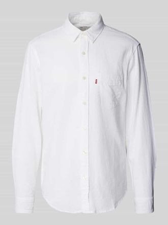 Levi's Regular Fit Freizeithemd aus Leinen-Mix Modell SUNSET in Weiss, Gr&ouml;&szlig;e L