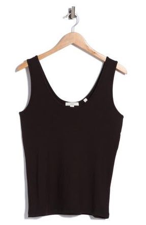 Vince Scoop Neck Tank in Black at Nordstrom Rack, Size X-Large