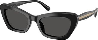 Coach HC8452U CDP52 500287 Womens Sunglasses Black Size 54
