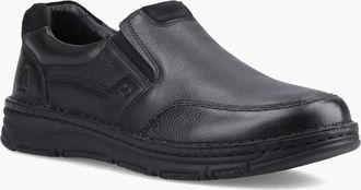 Hush Puppies Mens Franco Mens Slip On Shoes - Black - Size: 11