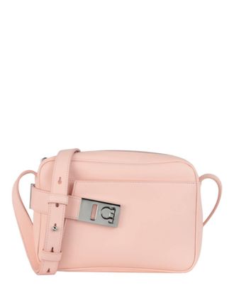 Ferragamo Womens Small Archive Camera Case Crossbody Bag In Light Pink