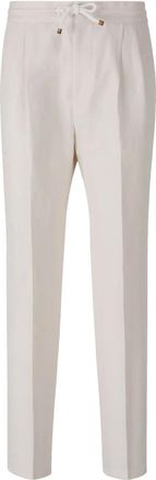 Brunello Cucinelli Pantaloni con coulisse - Bianco