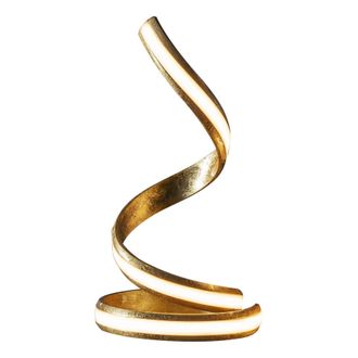 Loops Table Lamp Gold Leaf & White Acrylic 14W LED module (SMD 2835) Warm White