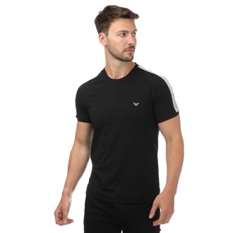 Emporio Armani Unisex Loungewear T-shirt voor volwassenen (Zwart)