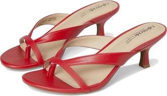 Life Stride Navine Womens Sandals Fire Red : 6.5 W (C), Faux Leather