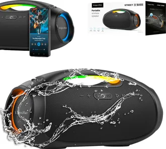 OEM Altoparlante Bluetooth Portatile Impermeabile Da 60 W Con Ingresso Aux, Kruger&matz Street X-bass