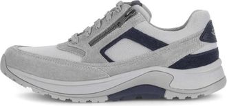 Gabor Rollingsoft Sneaker - Heren - Sneakers - Grijs - 43 1/2 EU - Leer - Schoenen