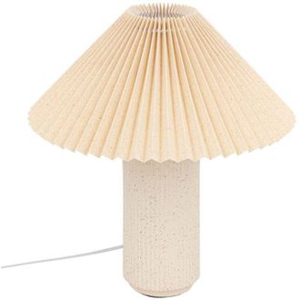 Atmosphera Atmosphera - L&aacute;mpara De Mesa Talya Porcelaine Beige H38cm Cr&eacute;ateur DInt&eacute;rieur