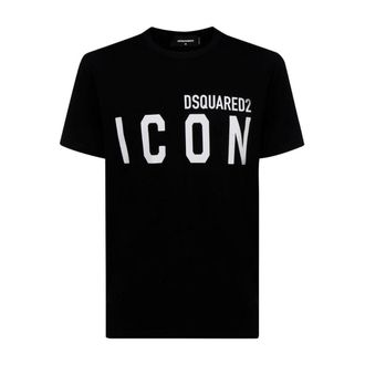 Dsquared2 DSquared2 Unisex Adult Cool Large Pictogram Logo T-Shirt (Zwart, Wit)