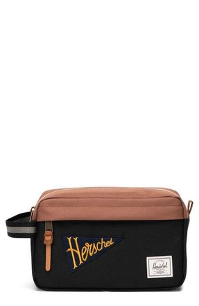 Herschel Chapter Travel Kit in Patches Black at Nordstrom