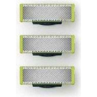 OEM 3 Cuchillas De Repuesto Para La Maquinilla De Afeitar Philips Oneblade