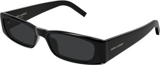 Saint Laurent SL 942 Zonnebril - Dames - Zonnebrillen - Zwart - 54 MM - Nylon - Accessoires