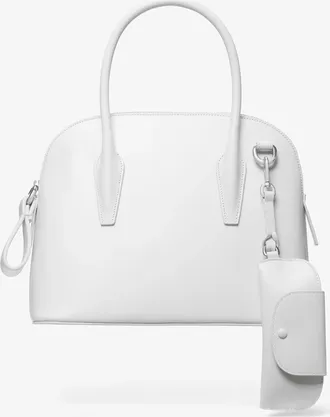 Michael Kors Kaitlin Medium Leather Dome Satchel