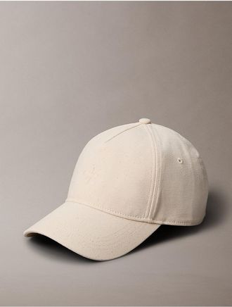 Calvin Klein Mens Embossed Monogram Logo Baseball Cap - Neutral - OS