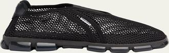 Miu Miu Rete Mesh Slip-On Shoes