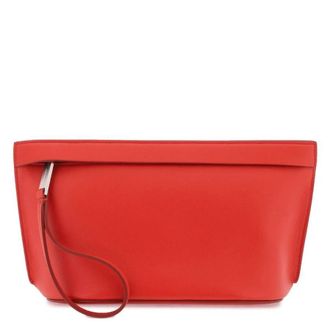 Ferragamo Leather Zip Pouch