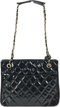 Chanel Pre-owned Vintage Schoudertas - Dames - Vintage Schoudertas - Zwart - ONE Size - Vintage