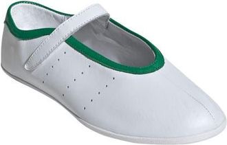 adidas Stan Smith Lo Ballet Sneaker in Ftwr White/ftwr White/green at Nordstrom, Size 10.5