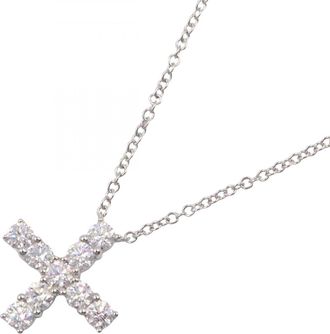 Harry Winston Clear Platinum 950 Necklace (Pre-Owned)