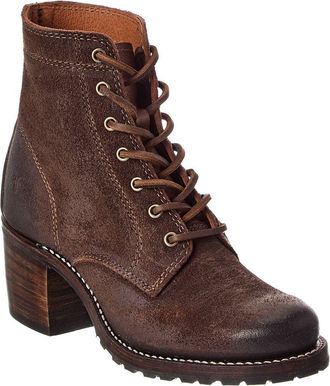 Frye Sabrina 6G Lace-Up Leather Boot