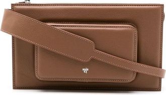 MISCI Caju shoulder bag - unisex - Bovine Leather (top grain)/Suede - One Size - Brown