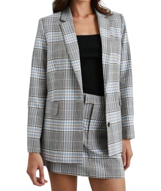 Rails Stanton Blazer In Cocoa Sky Check