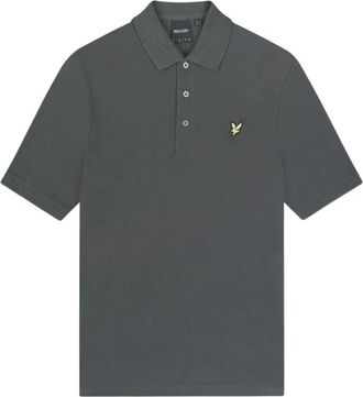 Lyle & Scott Polo Shirts - Heren - Polos - Grijs - S - Katoen - Tops