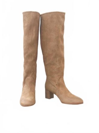 Pedro Garcia Womens Xantia Boots In Biscuit Bessie Suede
