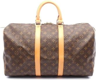 Louis Vuitton Vintage, unisex, Bruin, ONE Size, Pre-owned Weekendtas