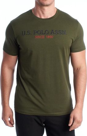 U.S.Polo Association T-Shirts - Heren - T-shirts - Groen - S - Katoen - Tops