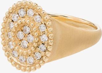 Kimaï 18K Yellow Gold Prime Diamond Signet Ring - Womens - Diamond/18kt Yellow Gold