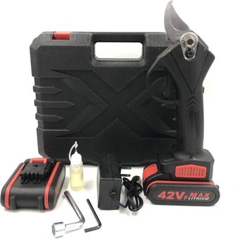 OEM Podadora El&eacute;ctrica Inal&aacute;mbrica 42vf - Motor De 800 W - Capacidad De Corte De 30 Mm - Duraci&oacute;n De La Bater&iacute;a De 2,5 A 3,5 H - Cuchilla De Aleaci&oacute;n Sk5