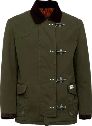 Fay Washed Archive Corduroy Collar Pocket Jacket