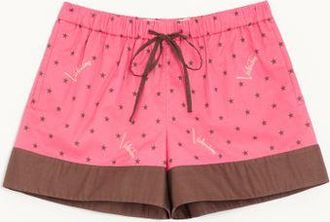 Valentino Starry Signature Muslin Shorts Wo