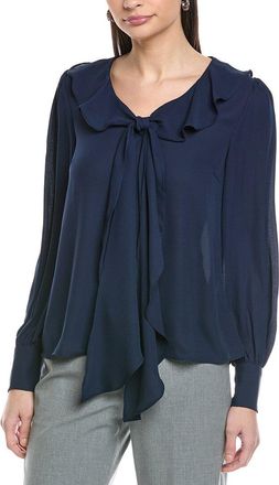CeCe by Cynthia Steffe Cece Ruffle Tie V-Neck Top